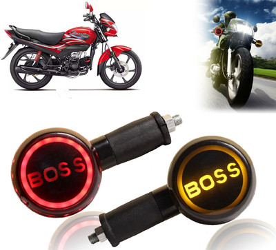 AUTO PEARL Side LED Indicator Light for Hero Passion Plus(Yellow, Red)