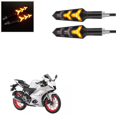Vagary Front, Rear LED Indicator Light for Yamaha R15 V4(Amber)