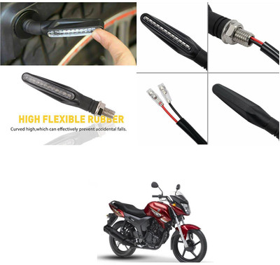 PRTEK Universal High Bright Front Rear Led Side Indicator Turn Signal V547 Indicator Light Motorbike LED for Yamaha (12 V, 12 W)(SZ-S, Pack of 4)
