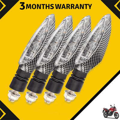 Generox Front, Rear LED Indicator Light for Honda CB unicorn 160(Amber)