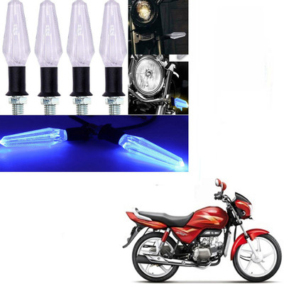 RawatZ Side LED Indicator Light for Hero Splendor Pro(Blue)