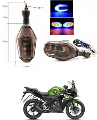 PRTEK Universal High Bright Front Rear Led Side Indicator Turn Signal V1001 Indicator Light Motorbike LED for Honda (12 V, 12 W)(CBR 150R, Pack of 4)