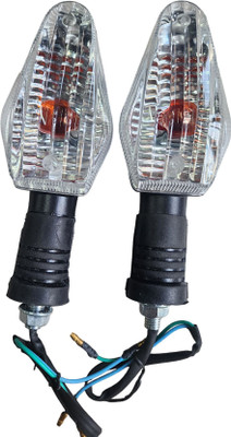 Anaisha Enterprises Side, Rear, Front Halogen Indicator Light for TVS Star Sport Plus, Star City(Orange)