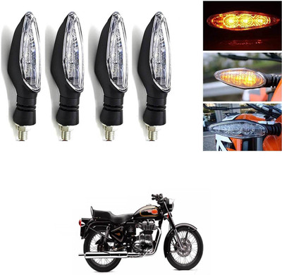 LOVMOTO Front, Rear LED Indicator Light for Royal Enfield 500(Multicolor)