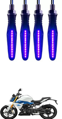 E-Shoppe Front, Rear, Side LED Indicator Light for Universal For Bike Universal For Bike(Blue)