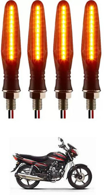 E-Shoppe Front, Rear, Side LED Indicator Light for Hero Achiever(Yellow)