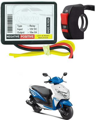 LOVMOTO Front, Rear LED Indicator Light for Yamaha Crux(Yellow)