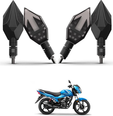 PRTEK Front, Rear LED Indicator Light for TVS Victor New(Multicolor)