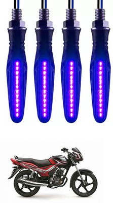 E-Shoppe Front, Rear, Side LED Indicator Light for TVS Star City(Blue)