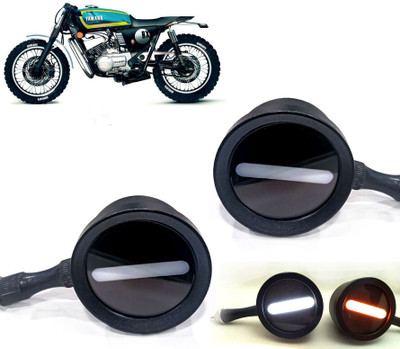 AUTO PEARL Front LED Indicator Light for Yamaha RX 100(White, Yellow)