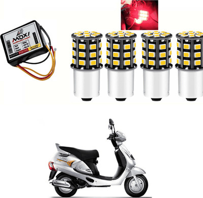 PRTEK Front, Side LED Indicator Light for Mahindra Universal For Bike(Red)