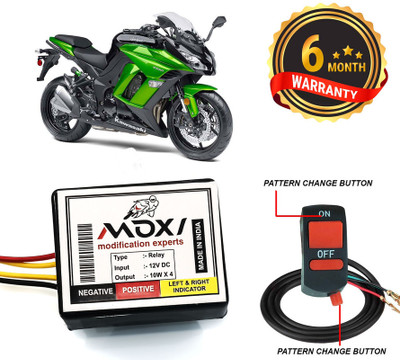 AUTO PEARL Front, Rear Flasher Indicator Light for Kawasaki Ninja