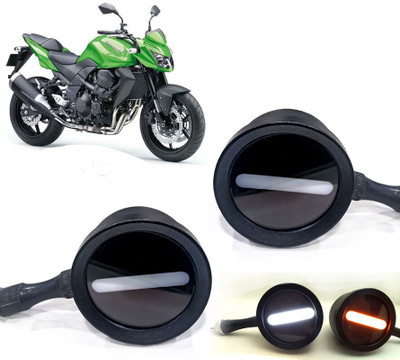 AUTO PEARL Front LED Indicator Light for Kawasaki(White, Yellow)