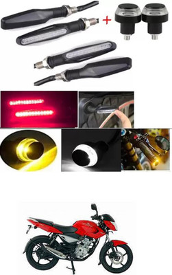 E-Shoppe Front, Rear, Side LED Indicator Light for Bajaj Pulsar 135 LS DTS-i(Yellow, Blue)