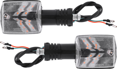 UNO MINDA Front, Rear LED Indicator Light for Hero Splendor Plus, Splendor Pro(Amber)