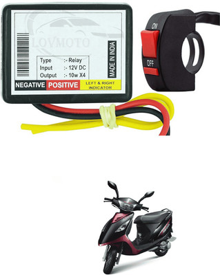 LOVMOTO Front, Rear LED Indicator Light for Mahindra Rodeo RZ(Yellow)