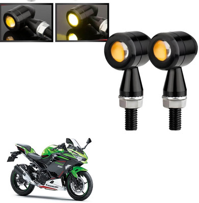 Vagary Front, Rear LED Indicator Light for Kawasaki Ninja 250(Amber)