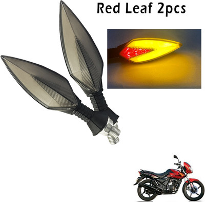 Generox Front, Rear, Side LED Indicator Light for TVS Flame DS125(Red, Yellow)