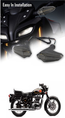 LOVMOTO Side LED Indicator Light for Royal Enfield 500(Amber)