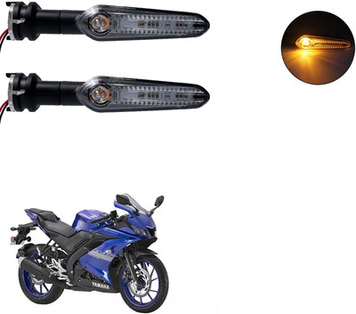 Vagary Front, Rear LED Indicator Light for Yamaha R15 V3(Amber)