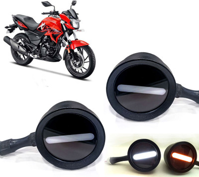 AUTO PEARL Front LED Indicator Light for Hero Xtreme(White, Yellow)