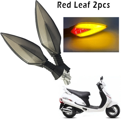 Generox Front, Rear, Side LED Indicator Light for Mahindra Duro(Red, Yellow)