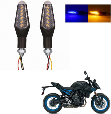 JMA TRADING Front, Rear LED Indicator Light for Suzuki Universal For Bike(Blue, Amber)