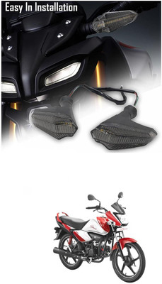 LOVMOTO Front, Rear LED Indicator Light for Hero Splendor NXG(Multicolor)