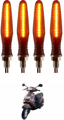 E-Shoppe Front, Rear, Side LED Indicator Light for Mahindra Duro(Yellow)