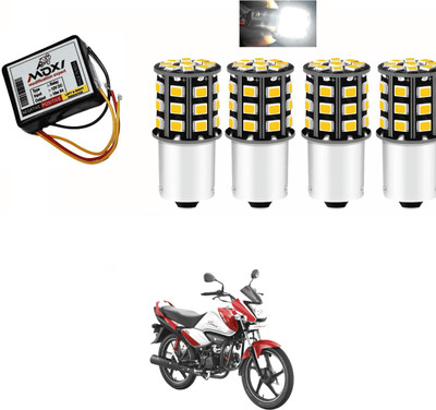 PRTEK Front, Side LED Indicator Light for Hero Splendor NXG(White)