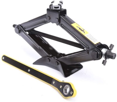 Kruvad Scissor Jack Ratchet Handle Saving Strength Design Car Jack Kit 1.5 Tons Scissor Vehicle Jack(1000 kg)