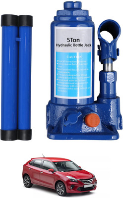 MATIES Vehicle Universal Hydraulic Alloy Steel 5ton Bottle Jack For Car,MUV,UTV 87 Vehicle Jack(5000 kg)