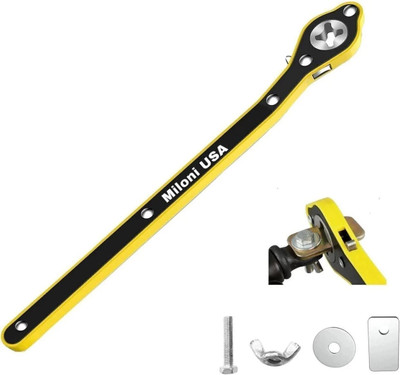 MILONI USA Universal Car Jack Ratchet Wrench 360 Vehicle Jack(2285 kg)