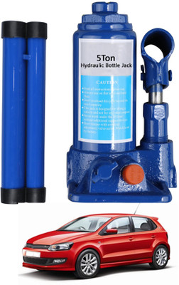 MATIES Vehicle Universal Hydraulic Alloy Steel 5ton Bottle Jack For Car,MUV,UTV 148 Vehicle Jack(5000 kg)