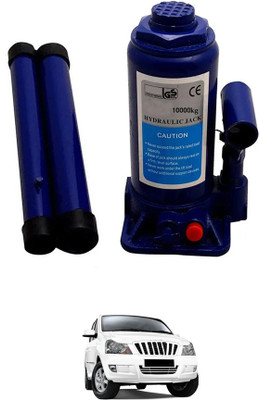ABJD Heavy Duty Manual 10Ton Lifiting Hydraulic Bottle Jack withOpreating Handles-325 Vehicle Jack Stand(10000 kg)