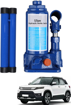 MATIES Vehicle Universal Hydraulic Alloy Steel 5ton Bottle Jack For Car,MUV,UTV 221 Vehicle Jack(5000 kg)