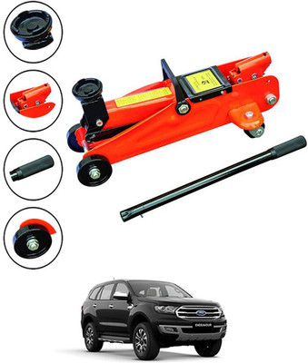 RKPSP 2Ton Heavy Duty Hydraulic Trolley Floor Jack For Car/SUV/Truck 75 Vehicle Jack Stand(2000 kg)