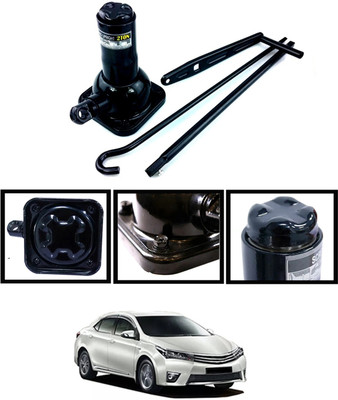 monolive Portable/Compact Design 2Ton Heavy Duty Black Spiral Jack For Car-10 Vehicle Jack(2 kg)