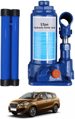 MATIES Vehicle (5000Kg)Heavy Lifting Capacity 5 Ton Hydraulic Bottle Jack Go Plus Vehicle Jack(5000 kg)
