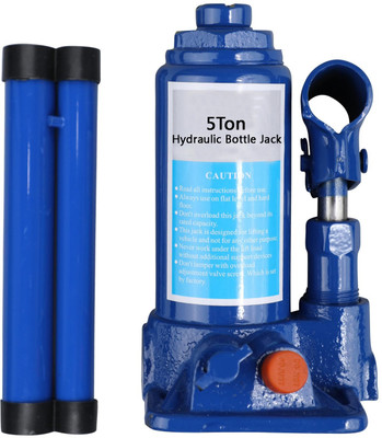 monolive Portable/Compact Alloy Steel Hydraulic 5Ton Bottle Jack For Vehicle-001 Vehicle Jack(5000 kg)