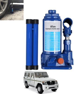 MATIES Hydraulic Alloy Steel 8 Ton Bottle Jack Universal For car,SUV,MUV,UTV 37 Vehicle Jack(8000 kg)