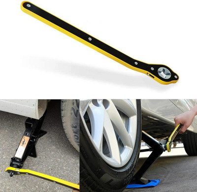 openZest Tire Jack Lug Wrench Positive and Reversal Knob Design Vehicle Jack Vehicle Jack(2200 kg)