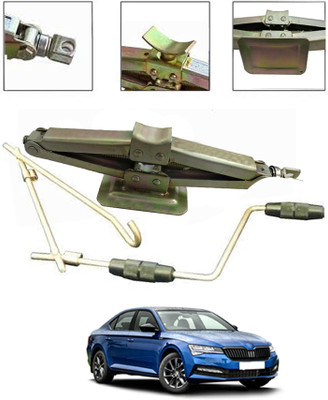 MATIES Heavy Duty Vehicle lifting Roling handle with Foldable Rod Superb Skoda 2017 Vehicle Jack(2000 kg)