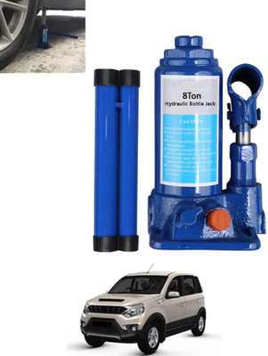MATIES Hydraulic Alloy Steel 8 Ton Bottle Jack Universal For car,SUV,MUV,UTV 197 Vehicle Jack(8000 kg)