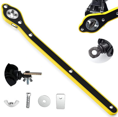 FROXY CARTS Car Jack Wrench Effortlessly Lift And Repair With Labor-Saving Power Jack 360° Swivel Labor-Saving Car Jack Ratchet Wrench with Long Handle Double Sided Rachet Wrench(Pack of 1)