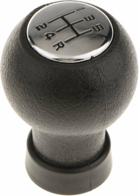 Auto Oprema Plastic, Manual Gear Shift Shifter Knob Lever Chrome Gear Knob(Black)