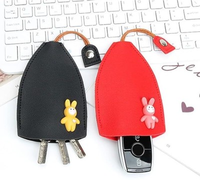 Hidelliya Car Key Case, Cute Key Case Holder PU Leather Key Pouch Pouch