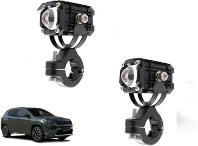 AUTO PEARL Mini LED White/Yellow/Red with Flashing Led for Compass 2021 Fog Lamp Car LED for Jeep (12 V, 15 W)(Compass, Pack of 2)