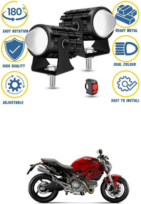 LOVMOTO Front, Rear LED Indicator Light for TVS Apache RTR 180(White, Yellow)