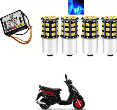 PRTEK Hazard Flasher/Blinker with 360° LED bulb for Indicator Light Motorbike Z47 Headlight Motorbike LED for Yamaha (12 V, 12 W)(Saluto, Pack of 5)